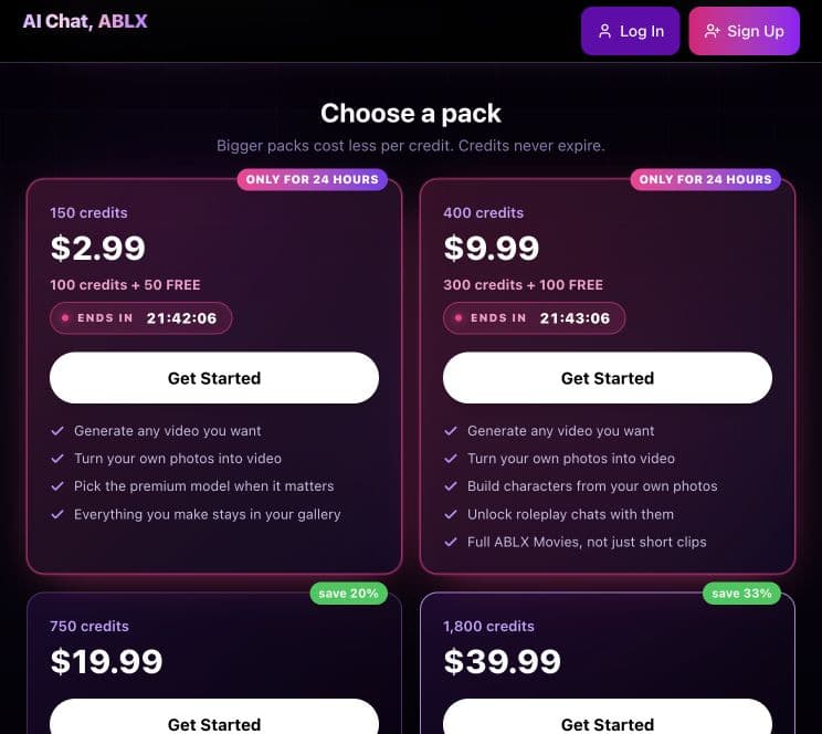 ABLX.app - AI platform screenshot and preview